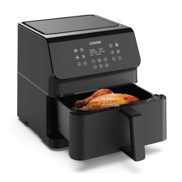 აერო გრილი, Cosori Premium II CAF-P651-KEUR, 11 პროგრამა, ტაიმერი, AirWhisper, 6.2 lt, შავი (ახალი პროდუქტი დალუქული)