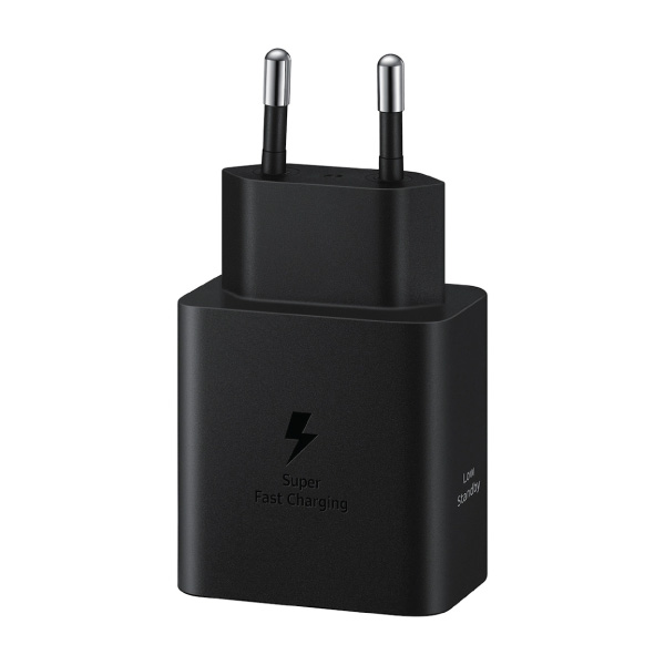 მობილურის დამტენი Samsung (EP-T4511NBEGEU) კაბელის გარეშე, USB-C პორტით, 45W, Power Delivery / Quick Charge 2.0, შავი (ახალი პროდუქტი დალუქული)